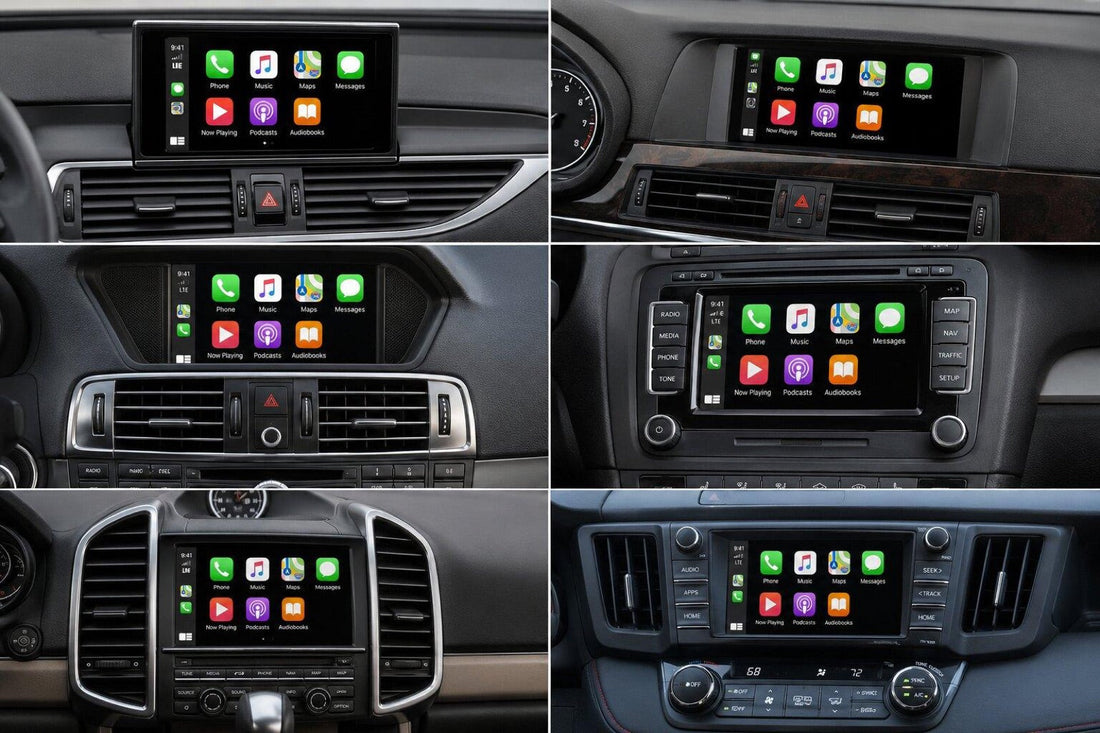CarPlay retrofit modules for multiple car brands