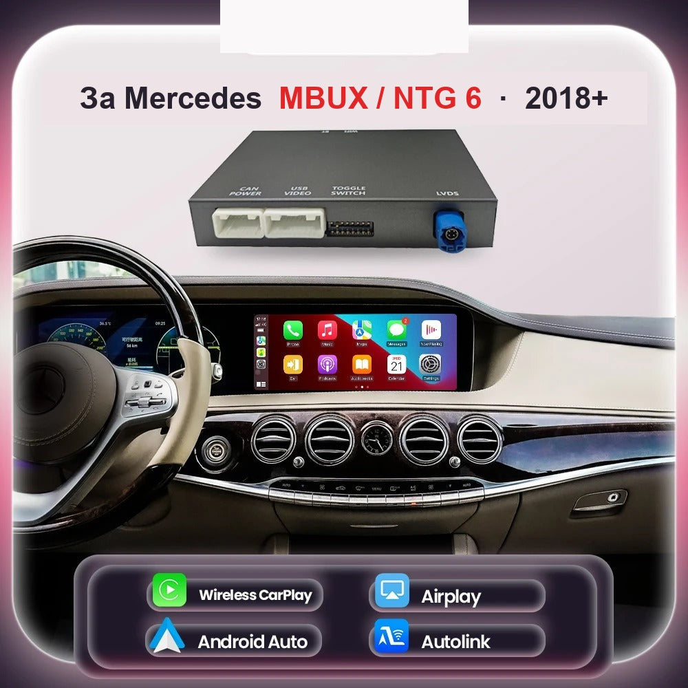 CarPlay for Mercedes A / B / C / GLA / GLB / GLE 2018+ | NTG 6 / MBUX - image 3