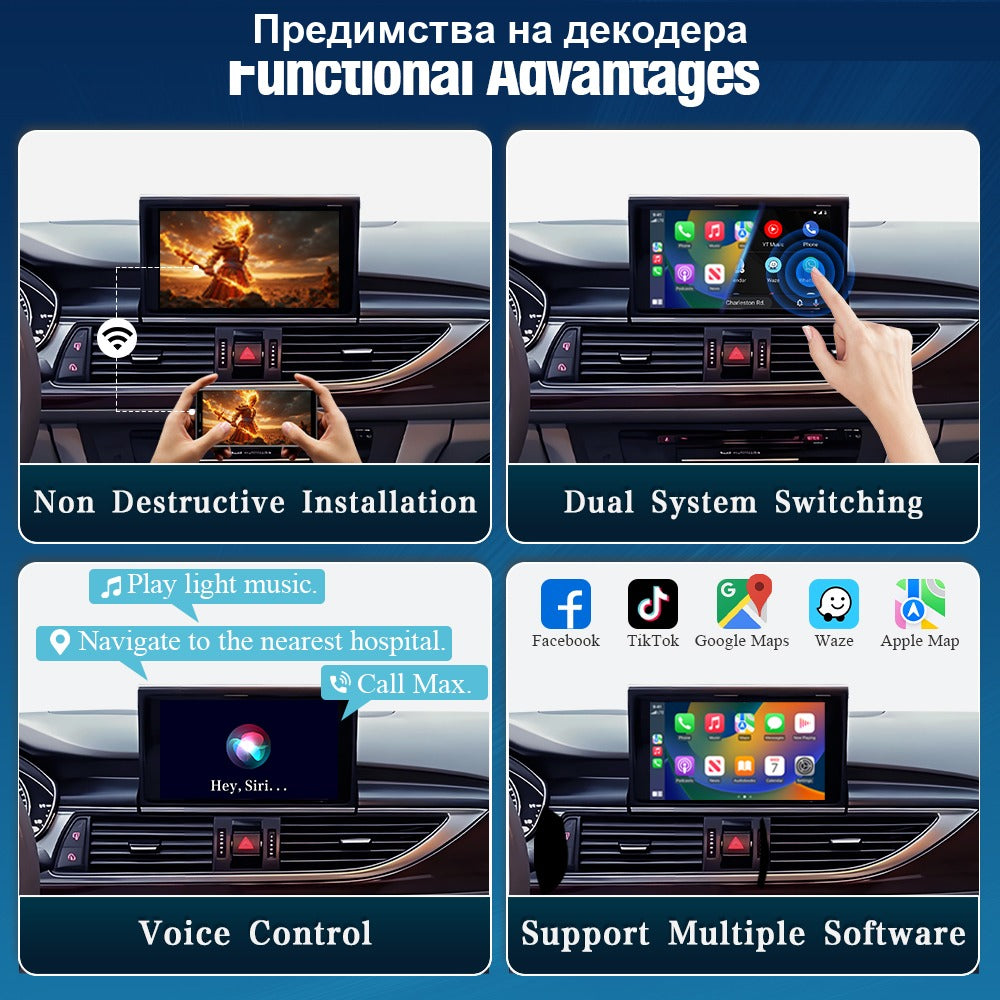 CarPlay for Audi A6 / A7 2010-2015 | MMI 3G (6.5"/7") - image 3