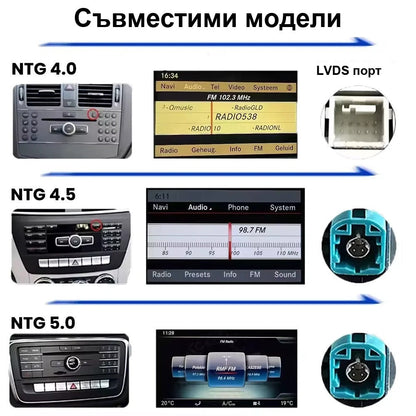 CarPlay for Mercedes NTG 4.0 | W221 S, W212 E, C/GLK 2008-2012 - image 5