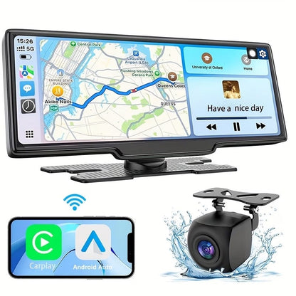 10.26" Portable CarPlay Screen | Wireless Car Display